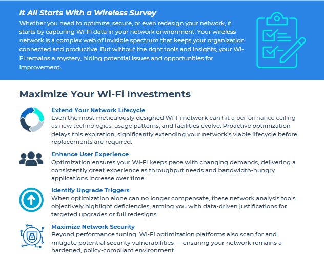 Data Sheet Image - Wireless Surveys